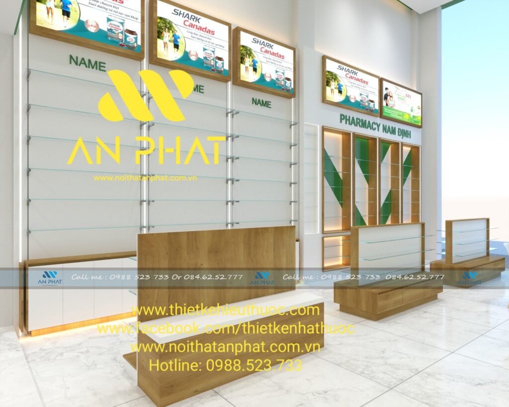 Thiết kế nhà thuốc Thanh Tuyền tại Nam Định 16 Thiet ke nha thuoc 15