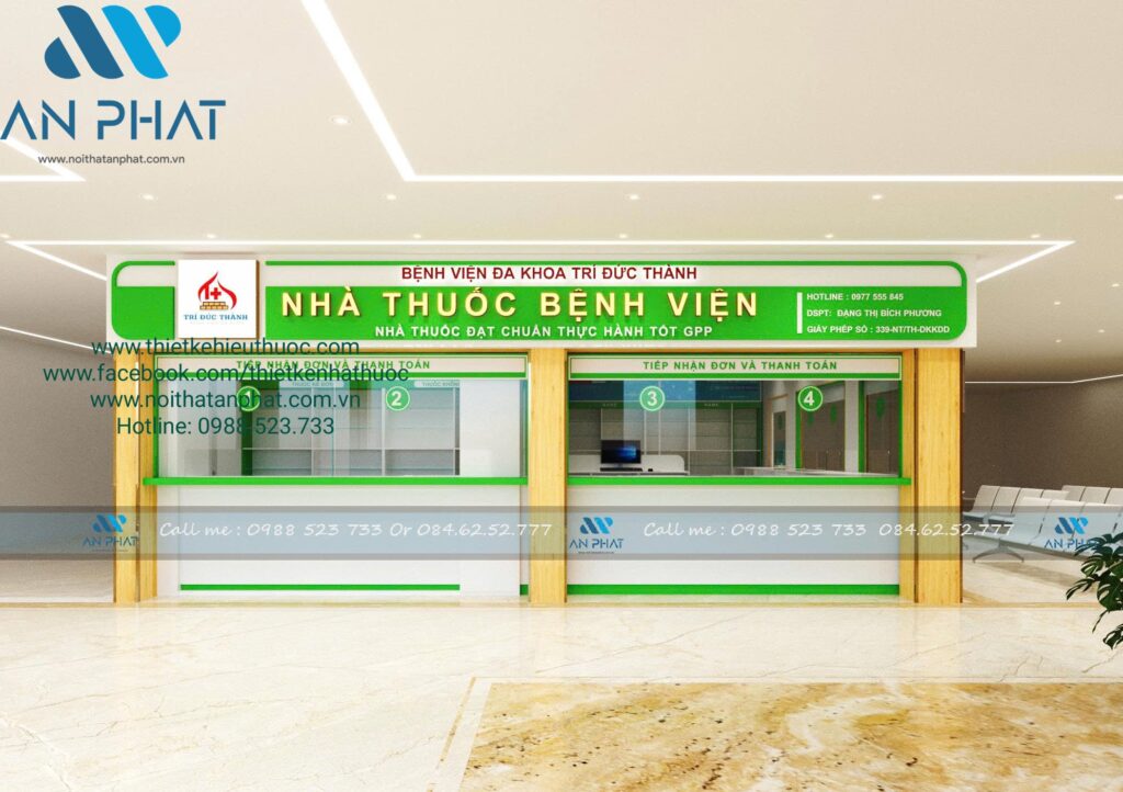 Thiet ke nha thuoc benh vien 1