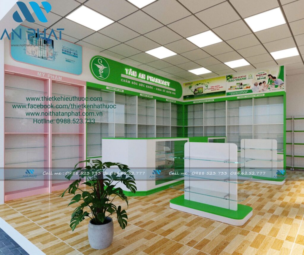 Thiet ke nha thuoc hai mat tien 2 min