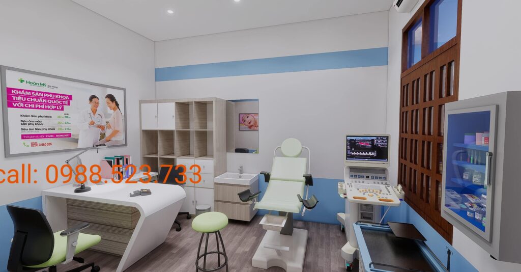 Thiet ke phong kham phu san 11