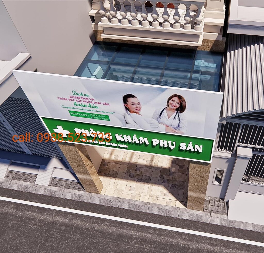 Thiet ke phong kham phu san 6