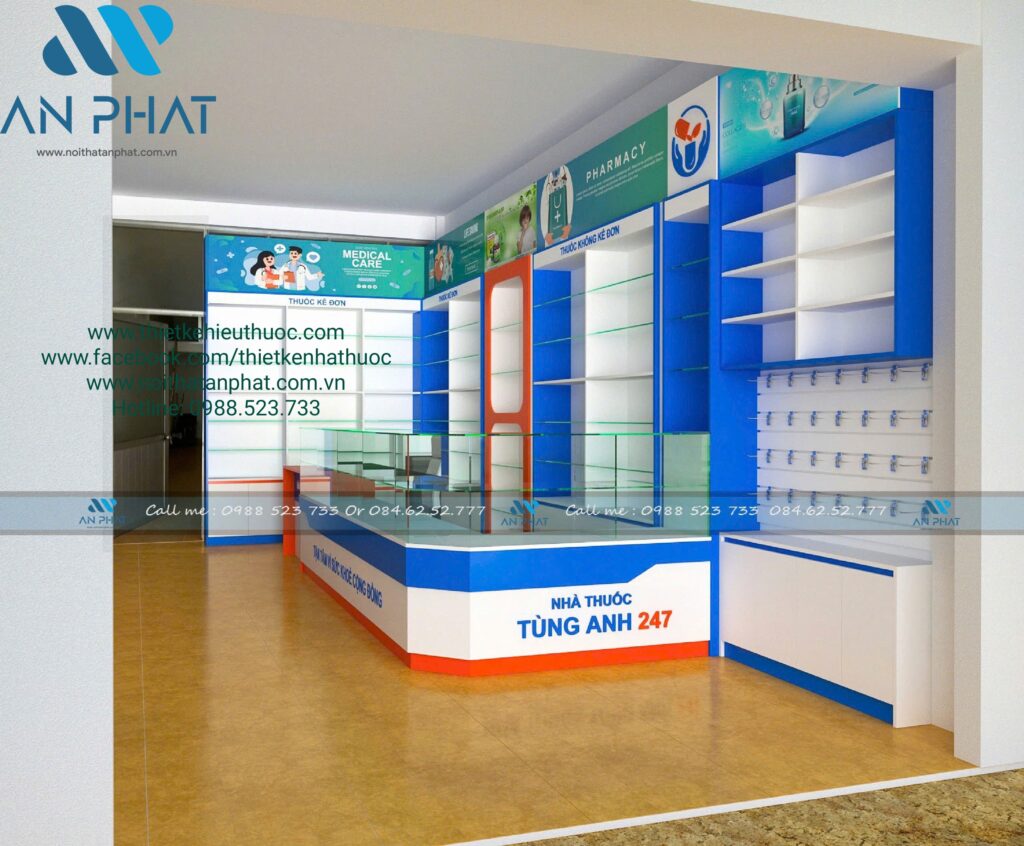 Báo Giá Thiết Kế & Thi Công Nhà Thuốc Trọn Gói An Phát: Minh Bạch & Cạnh Tranh 8 thiet ke nha thuoc 9