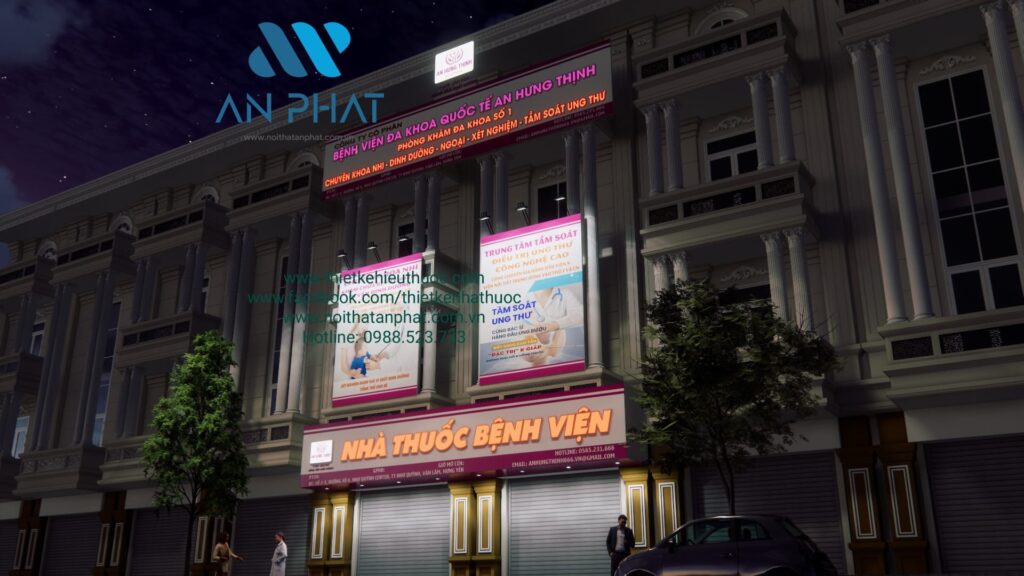 thiet ke nha thuoc benh vien 10