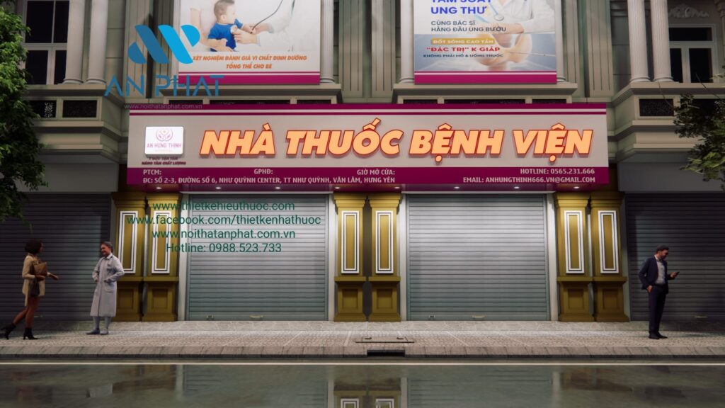 thiet ke nha thuoc benh vien 7