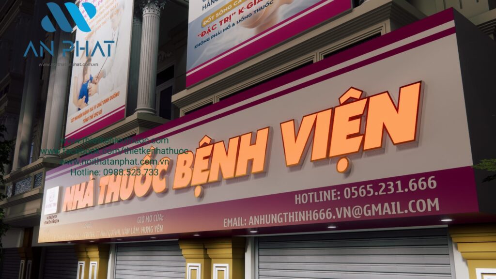 thiet ke nha thuoc benh vien 8