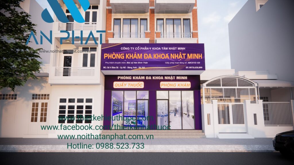 thiet ke phong kham da khoa nhat minh 5