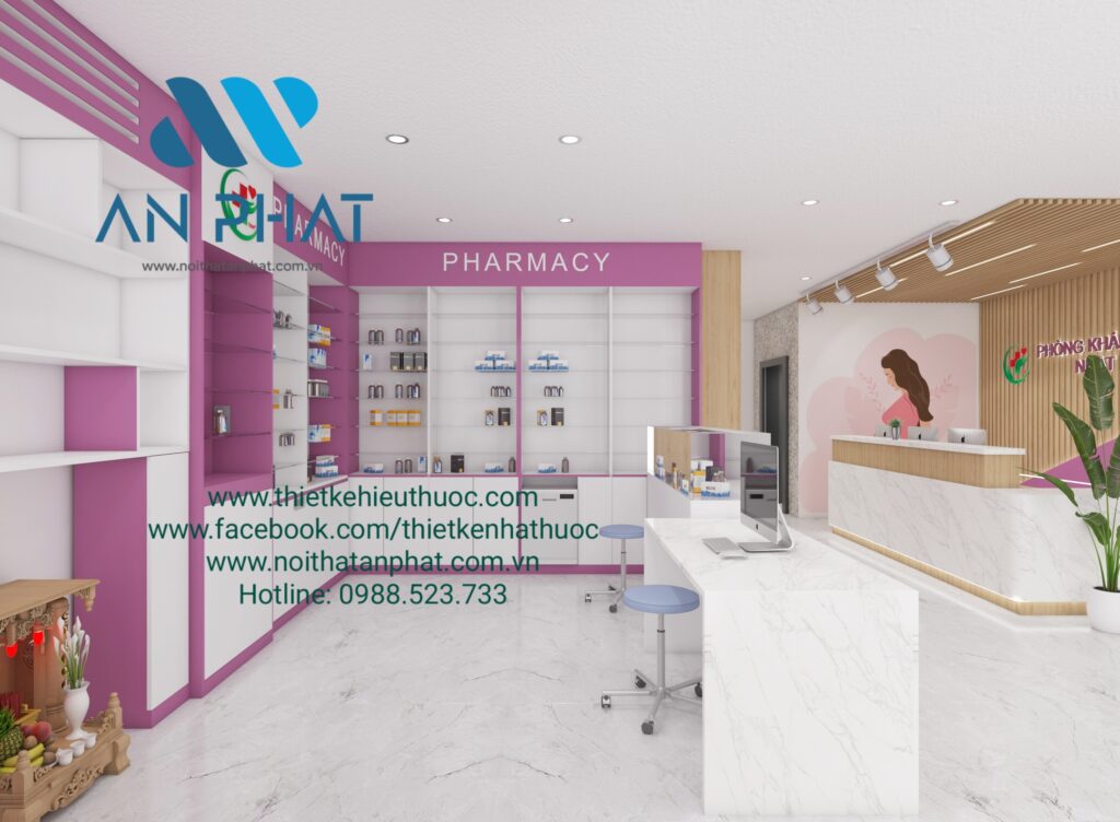 thiet ke phong kham da khoa nhat minh 8