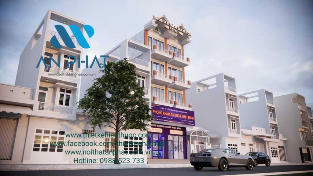 thiet ke phong kham da khoa nhat minh 9